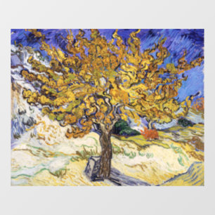 Vincent van Gogh - Der Maulbeerbaum Fensteraufkleber