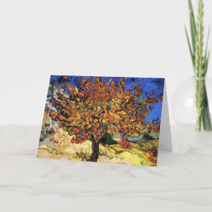 Vincent Van Gogh - Der Maulbeerbaum Fine Art Karte