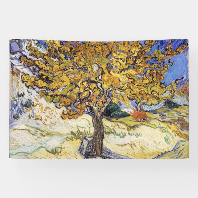 Vincent van Gogh - Der Mulberry-Baum Banner (Horizontal)