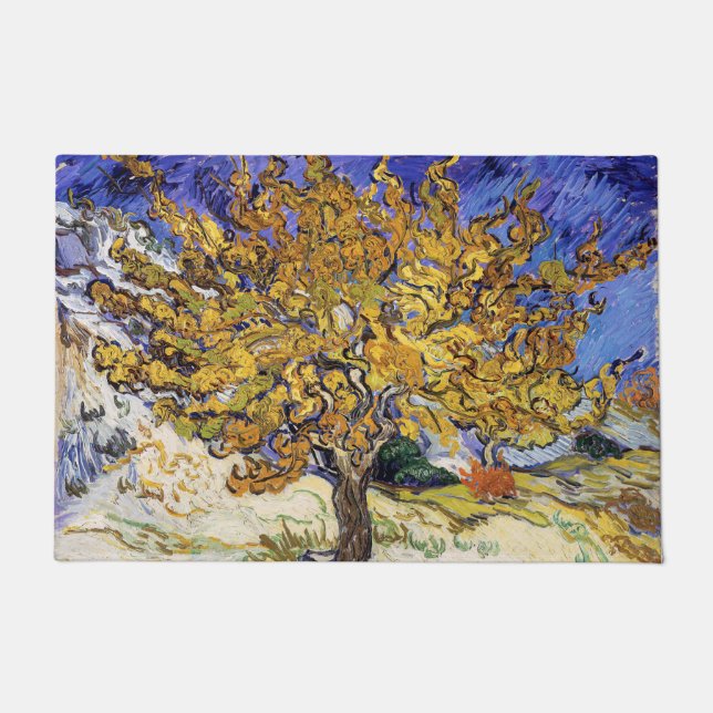 Vincent van Gogh - Der Mulberry-Baum Fußmatte (Vorderseite)