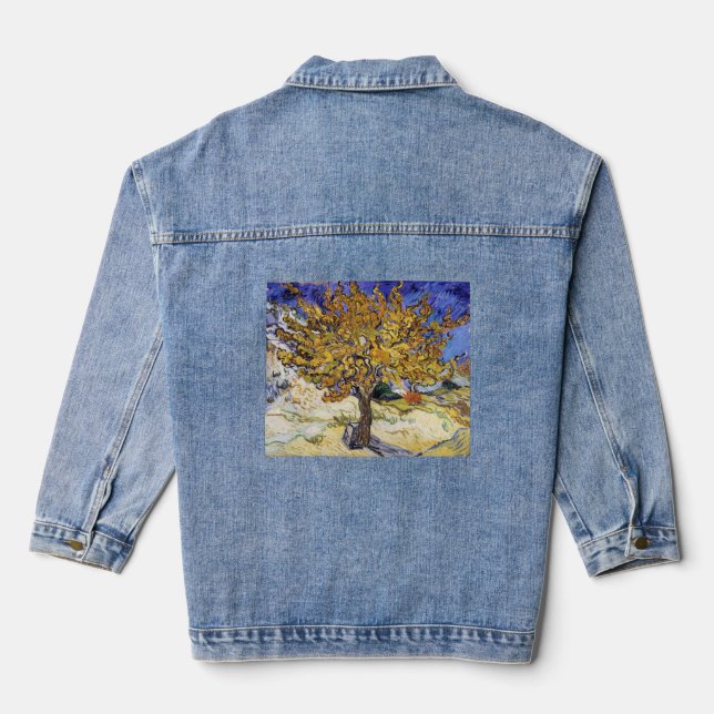 Vincent van Gogh - Der Mulberry-Baum Jeansjacke (Rückseite)
