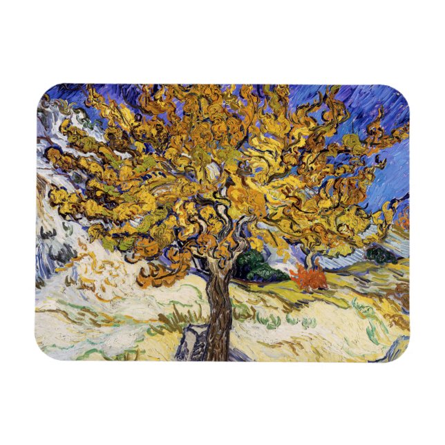 Vincent van Gogh - Der Mulberry-Baum Magnet (Horizontal)