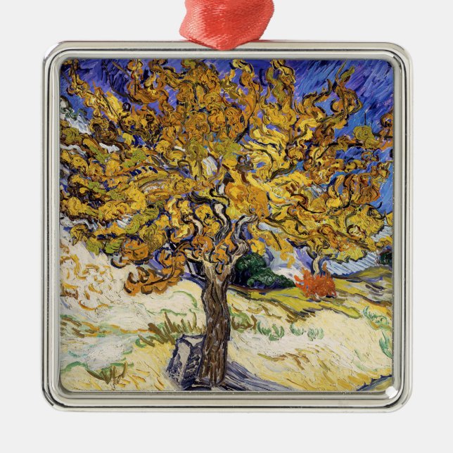 Vincent van Gogh - Der Mulberry-Baum Ornament Aus Metall (Vorne)