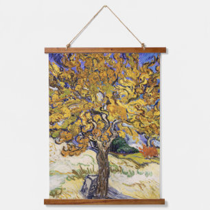 Vincent van Gogh - Der Mulberry-Baum Wandteppich Mit Holzrahmen