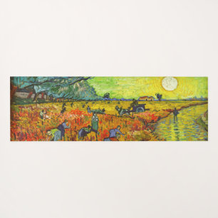 Vincent van Gogh - Der rote Weinberg Yogamatte