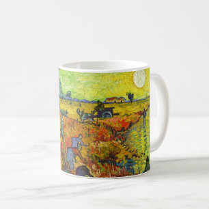 Vincent van Gogh - Der rote Weingarten Kaffeetasse