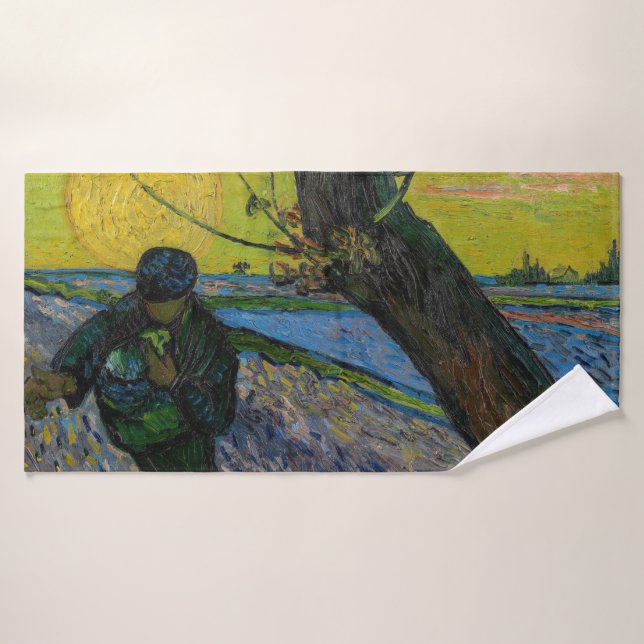 Vincent van Gogh - Der Sämann  Badhandtuch Set (Badehandtuch)