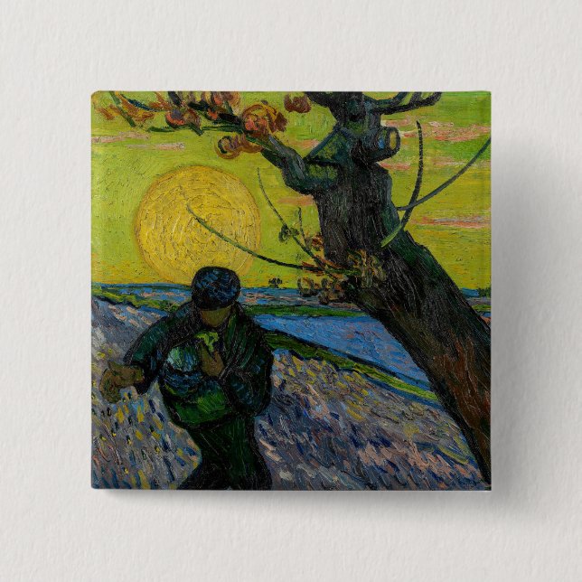 Vincent van Gogh - Der Sämann  Button (Vorderseite)