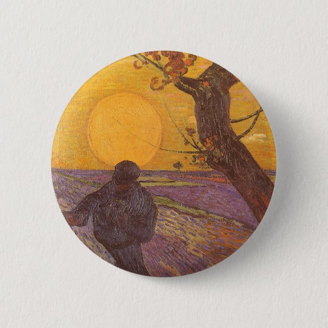 Vincent van Gogh - Der Sämann Button (Vorderseite)