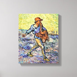 Vincent Van Gogh - Der Sämann - Kunstmalerei Leinwanddruck