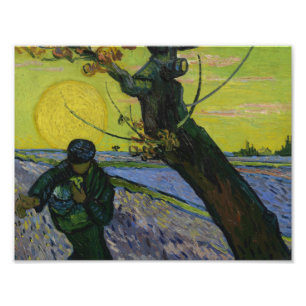 Vincent van Gogh - der Sower Fotodruck