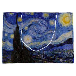 Vincent Van Gogh - Der Sternen Nacht Große Geschenktüte