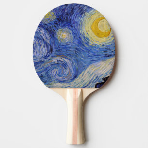 Vincent Van Gogh - Der Sternen Nacht Tischtennis Schläger
