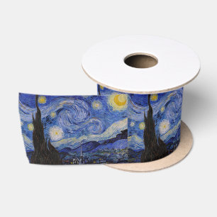 Vincent Van Gogh - Der Sternenhimmel Satinband