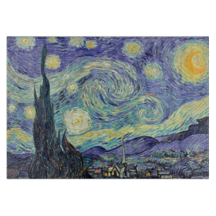 Vincent Van Gogh/ Der Sternenhimmel    Schneidebrett