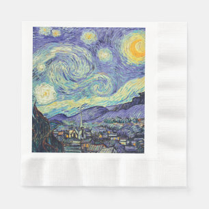 Vincent Van Gogh/ Der Sternenhimmel Serviette