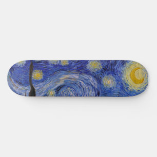 Vincent Van Gogh - Der Sternennacht Skateboard