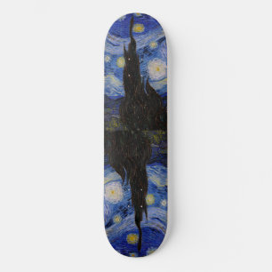 Vincent Van Gogh - Der Sternennacht Skateboard