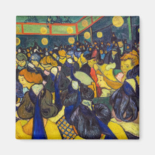 Vincent van Gogh - Der Tanzsaal in Arles Magnet