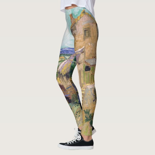 Vincent van Gogh - Die alte Mühle Leggings (Links)