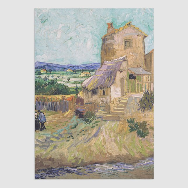 Vincent van Gogh - Die alte Mühle Seidenpapier (Von Creator hochgeladen)