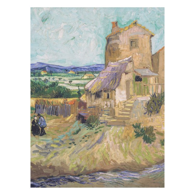 Vincent van Gogh - Die alte Mühle Tischdecke (Vorderseite)