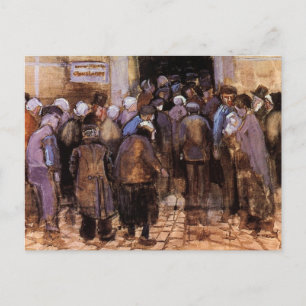 Vincent Van Gogh - Die Armen und Geld - Kunst Postkarte