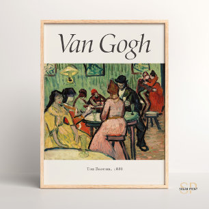 Vincent van Gogh Die Brothel Kunstdruckerei Vintag Poster