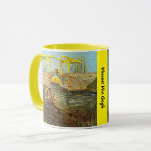 Vincent Van Gogh - Die Brücke von Langlois in Arle Tasse