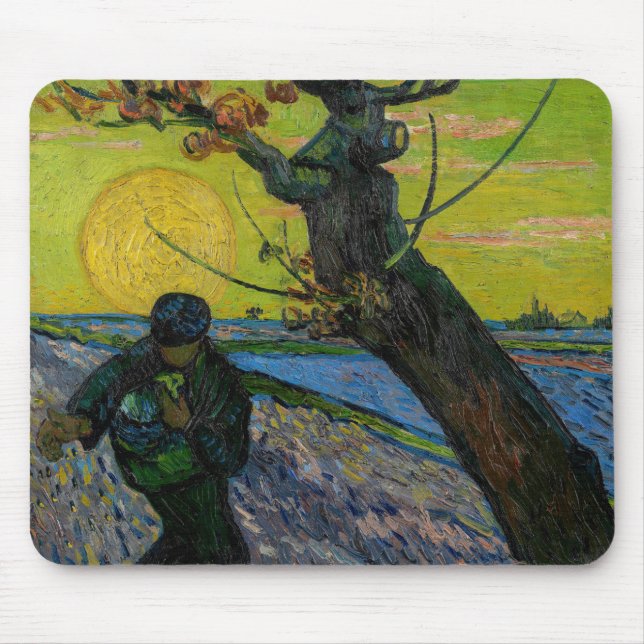 Vincent van Gogh - Die Dusche Mousepad (Vorne)