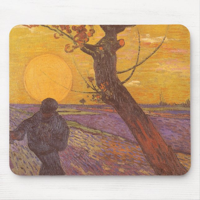Vincent van Gogh - Die Dusche Mousepad (Vorne)