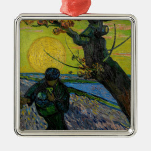 Vincent van Gogh - Die Dusche Ornament Aus Metall