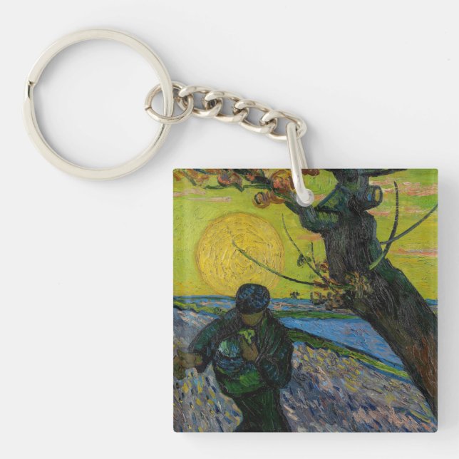 Vincent van Gogh - Die Dusche Schlüsselanhänger (Vorderseite)