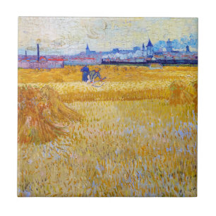 Vincent van Gogh - Die Erntenden Fliese