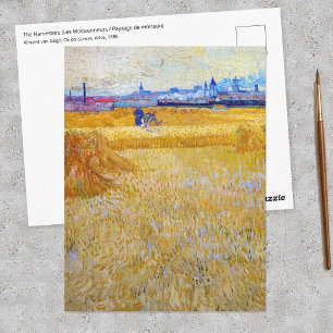 Vincent van Gogh - Die Erntenden Postkarte