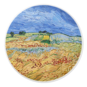 Vincent van Gogh - Die Felder / Ebene bei Auvers Keramikknauf