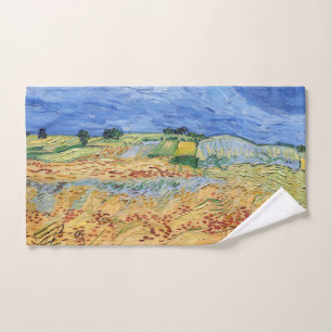 Vincent van Gogh - Die Felder / Schlicht bei Auver Badhandtuch Set