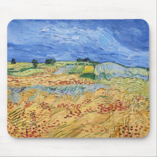 Vincent van Gogh - Die Felder / Schlicht bei Auver Mousepad