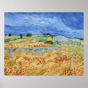 Vincent van Gogh - Die Felder / Schlicht bei Auver Poster