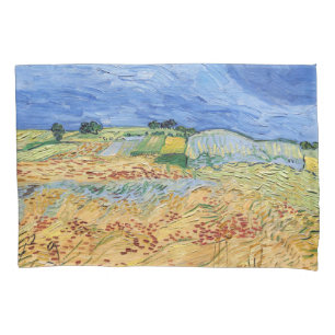Vincent van Gogh - Die Felder / Weizenfelder Kissenbezug