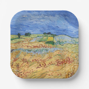 Vincent van Gogh - Die Felder / Weizenfelder Pappteller