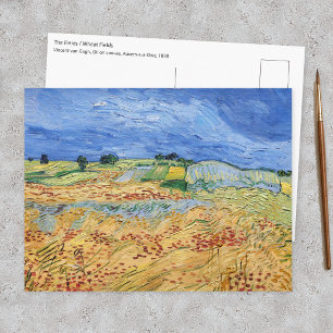 Vincent van Gogh - Die Felder / Weizenfelder Postkarte