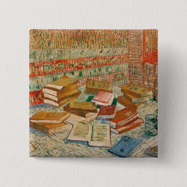 Vincent van Gogh | die gelben Bücher, 1887 Button (Vorderseite)