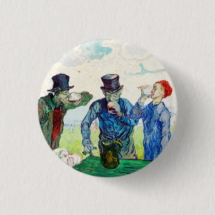 Vincent Van Gogh Die Getränke Kunst Button