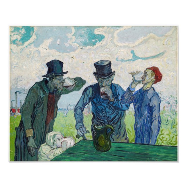 Vincent van Gogh - Die Getränke nach Daumier Fotodruck (Vorne)