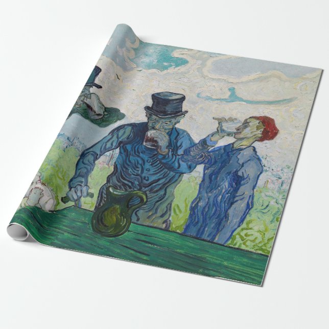 Vincent van Gogh - Die Getränke nach Daumier Geschenkpapier (Ungerollt)