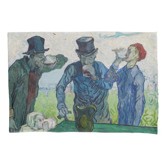 Vincent van Gogh - Die Getränke nach Daumier Kissenbezug (Vorderseite)
