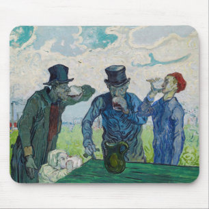 Vincent van Gogh - Die Getränke nach Daumier Mousepad