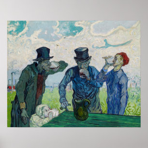 Vincent van Gogh - Die Getränke nach Daumier Poster
