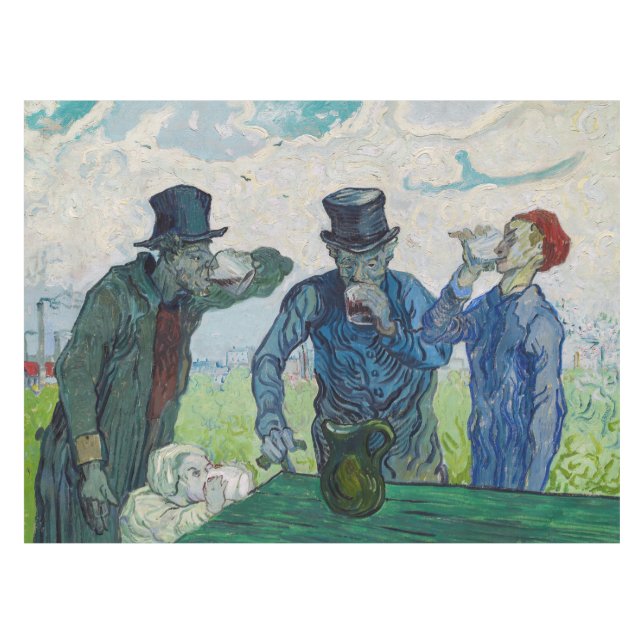 Vincent van Gogh - Die Getränke nach Daumier Tischdecke (Vorderseite (Horizontal))
